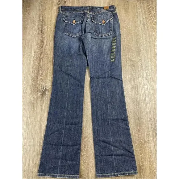 Lucky Brand Selvedge USA Made Flap Pocket Jeans Women's 27 / 4 Easy Rider 2 Pair - Picture 14 of 16